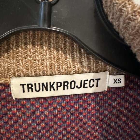 Trunk Project Color Mixed Wool Cardigan Jacket - Picture 2 of 4